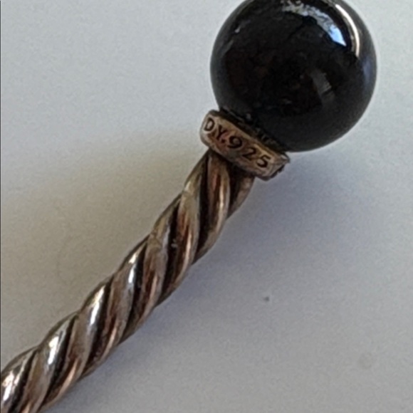 David Yurman Solari Bracelet with Diamonds and Black Onyx size medium - Picture 14 of 15
